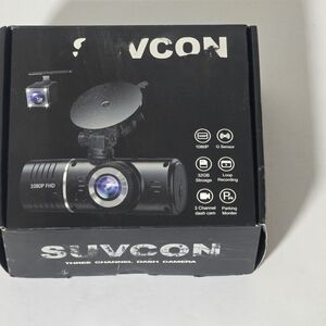 Black Dash Camera with 1080P FHD